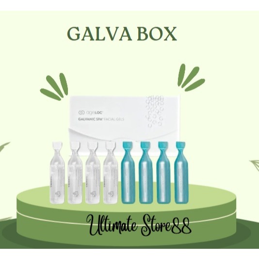 FACIAL GELS GALVA BOX 04/2028 GALVA GEL BIRU PUTIH SERUM