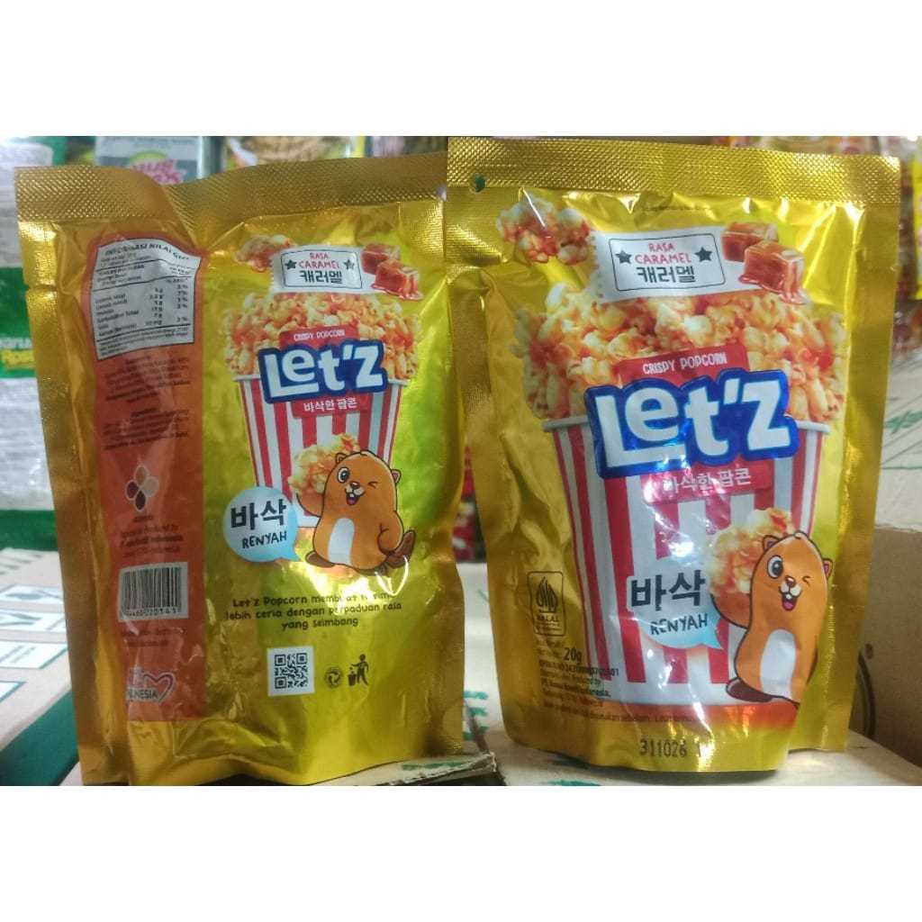 LET'Z POPCORN CARAMEL 20gr exp Oktober 2026