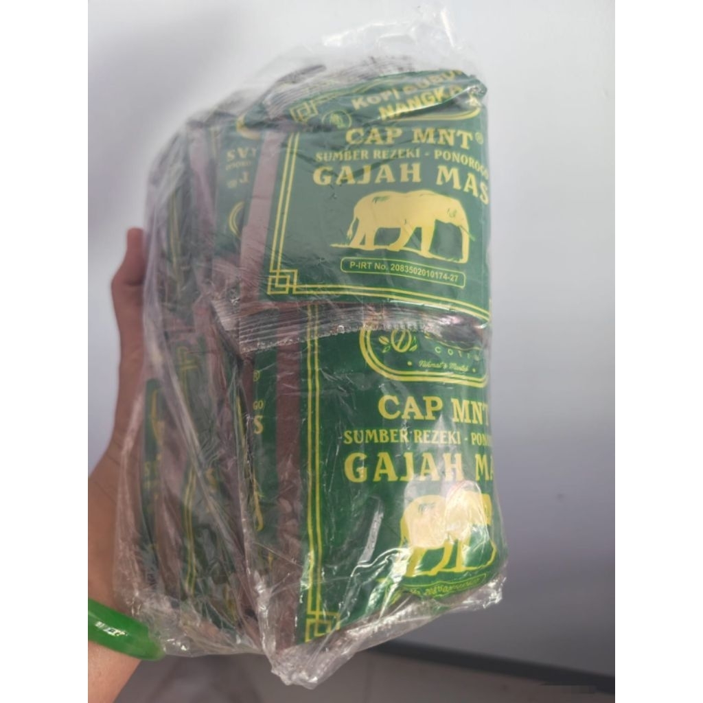 Bubuk kopi Nangka Cap Gajah 1 pack isi 10bungkus