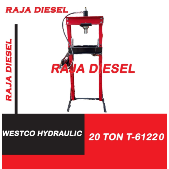 WESTCO HYDRAULIC SHOP PRESS 20 TON T-61220