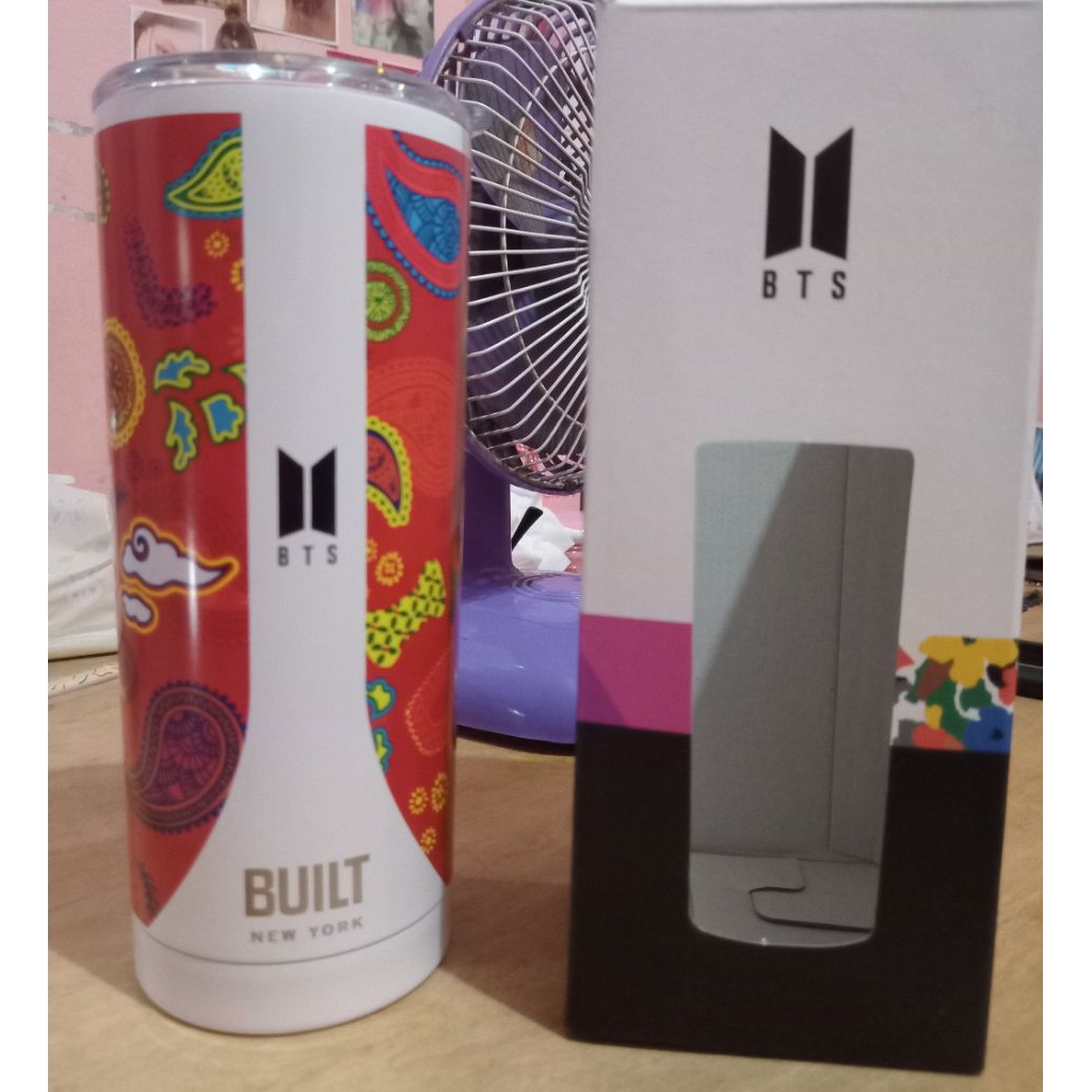 BTS Tumbler Built New York V Taehyung Kopi Kenangan
