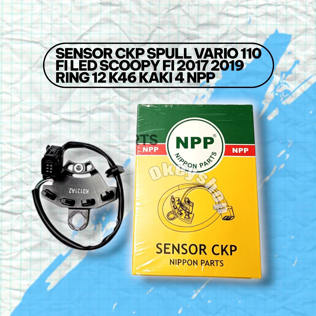 NPP SENSOR CKP SPULL VARIO 110 FI LED SCOOPY FI 2017 2019 RING 12 K46 KAKI 4 NPP