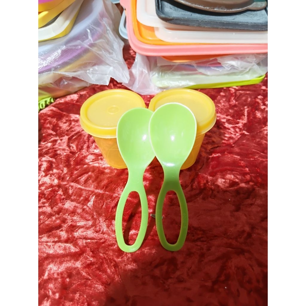 midget mini + sendok tupperware shelf saver