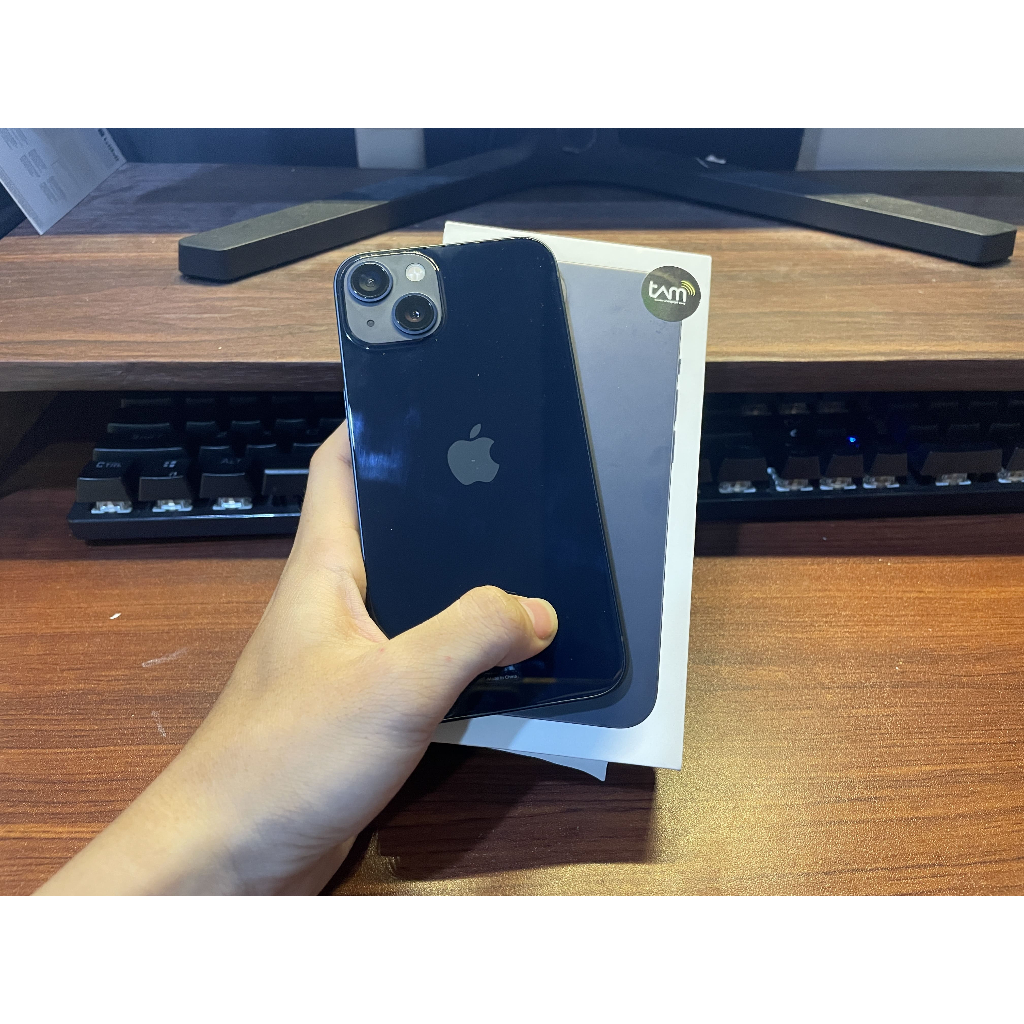 IPHONE 13 MIDNIGHT 128 GB RESMI IBOX SECOND
