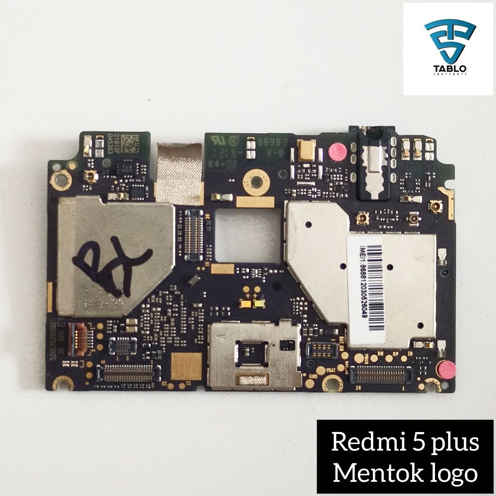 mesin Xiaomi redmi 5 plus 5+ hidup mentok logo