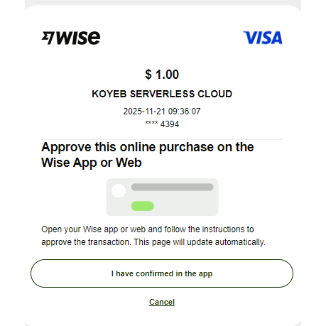 VCC Card Visa Card w
