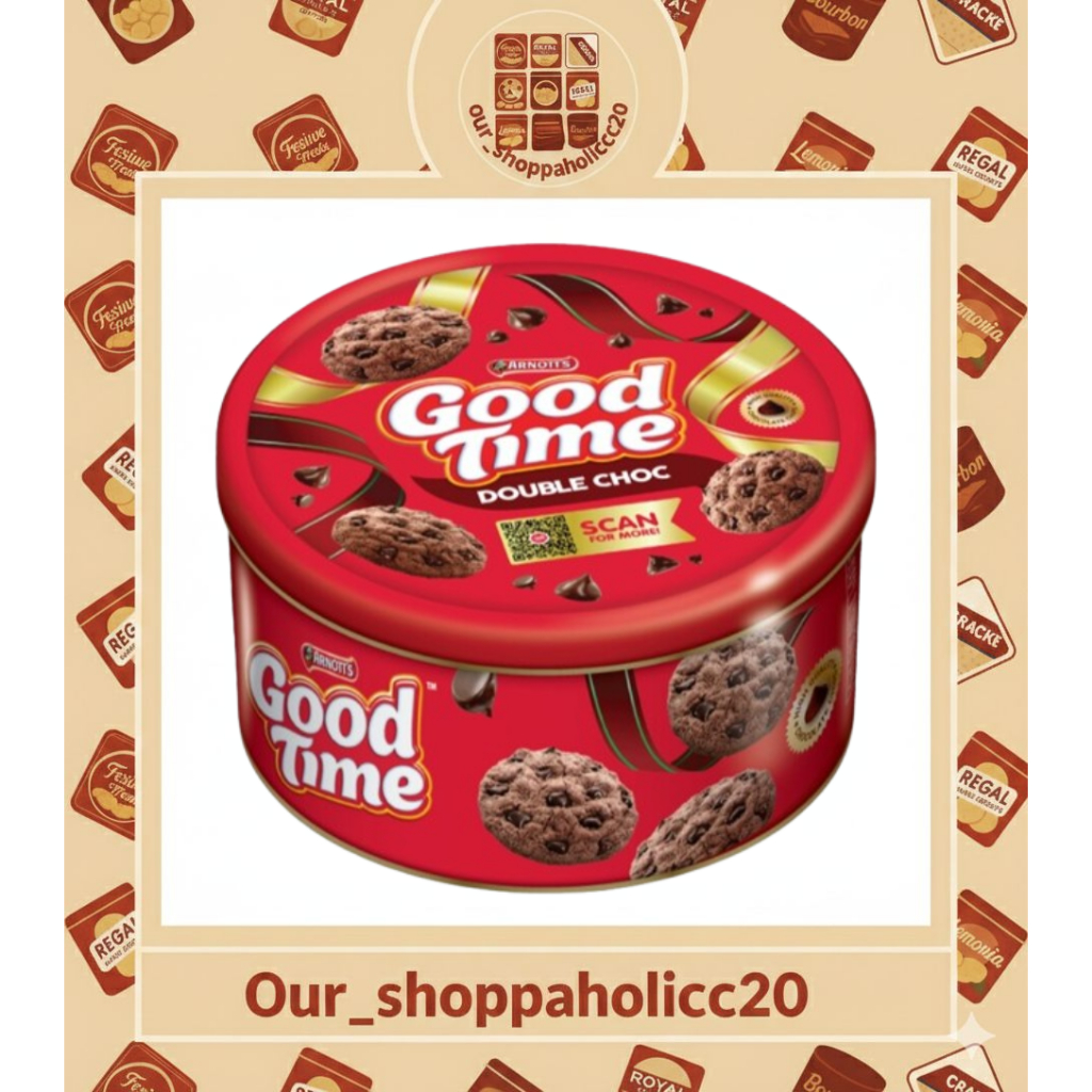 GOOD TIME COOKIES CHOCOLATE 133GR KALENG KECIL exp lama