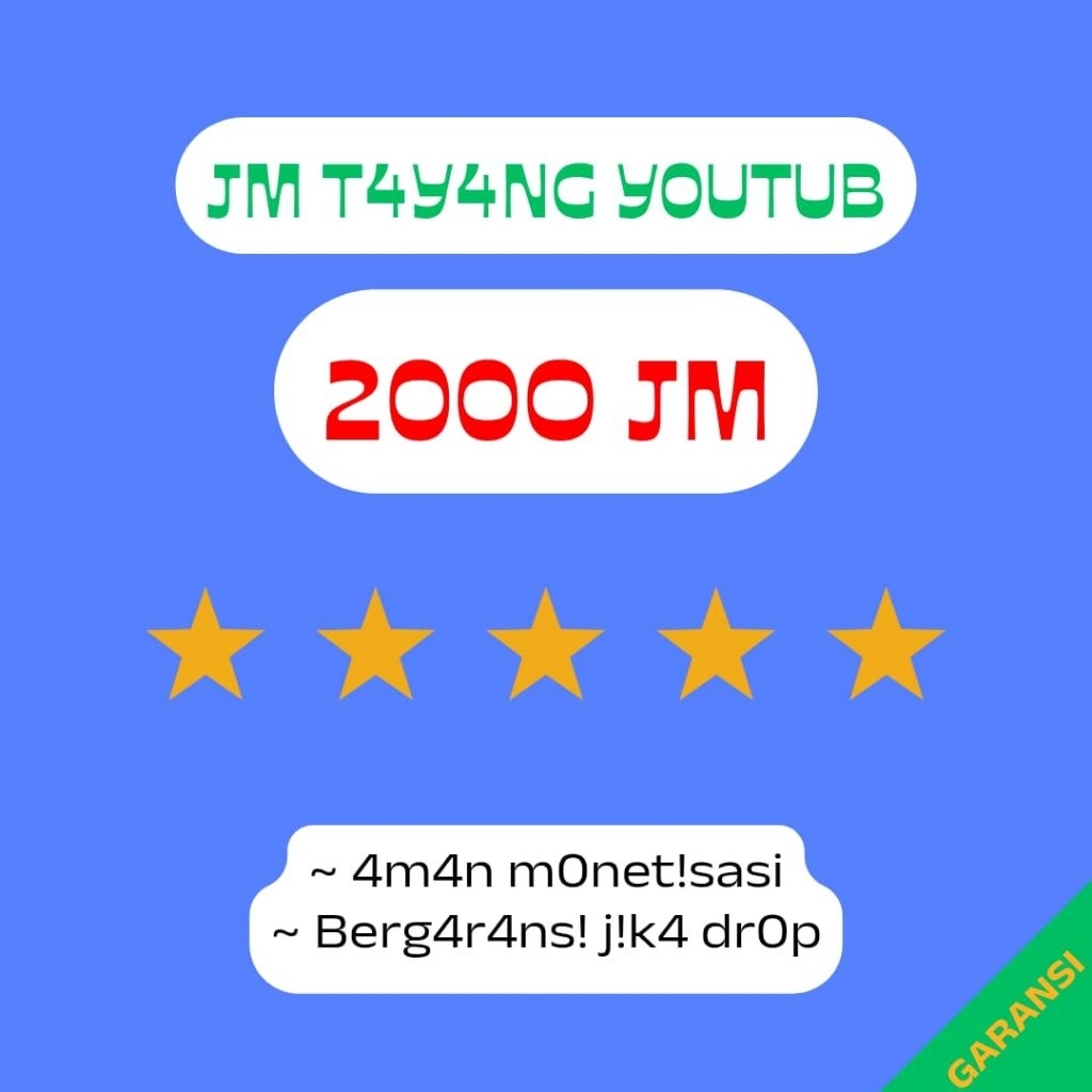 Jam Tayang Youtube untuk Monetisasi