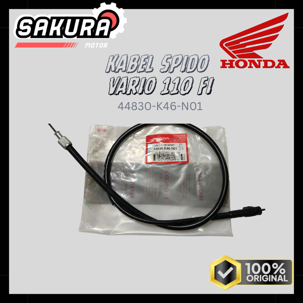 KABEL SPEEDOMETER HONDA VARIO 110 FI 44830-K46-N01