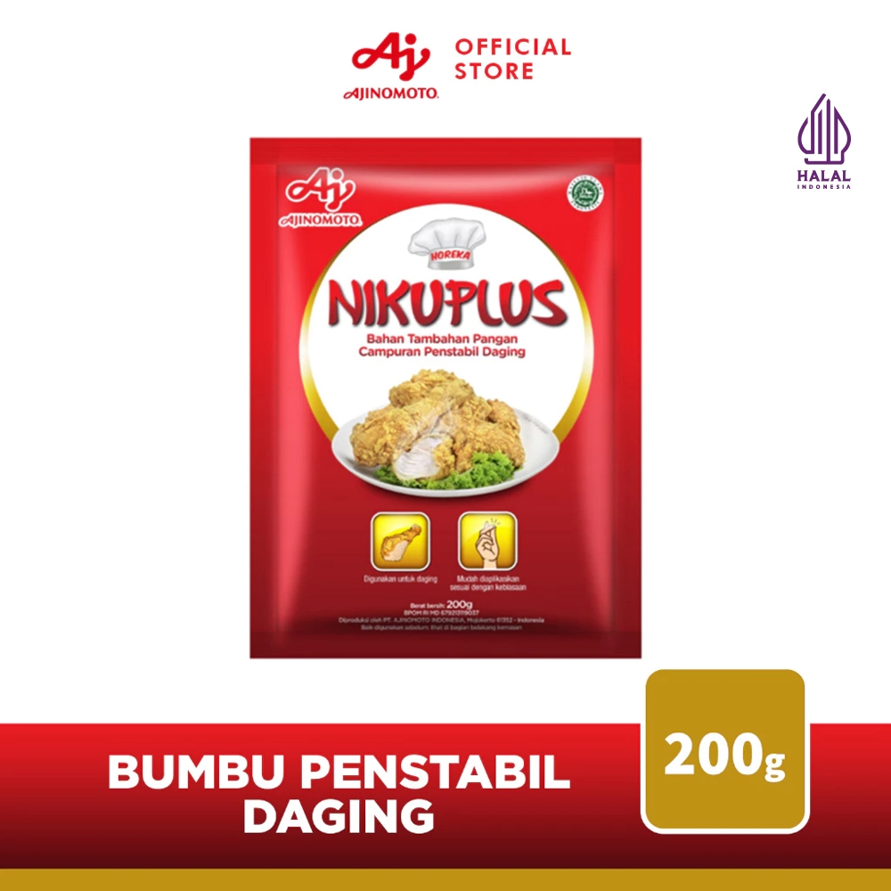 Nikku®Plus® Bumbu Penstabil Daging Ajinomoto 200g Meat Improver
