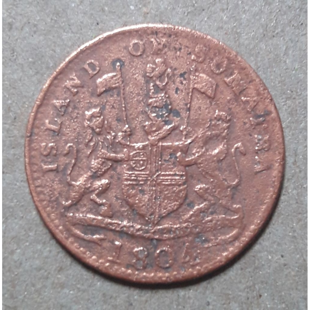 koin island of sumatra tahun 1804