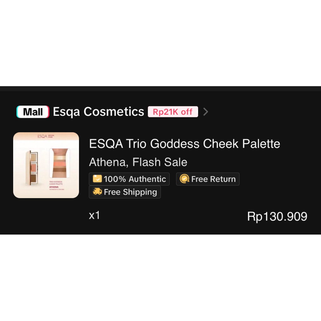 esqa face pallete shade athena bnib