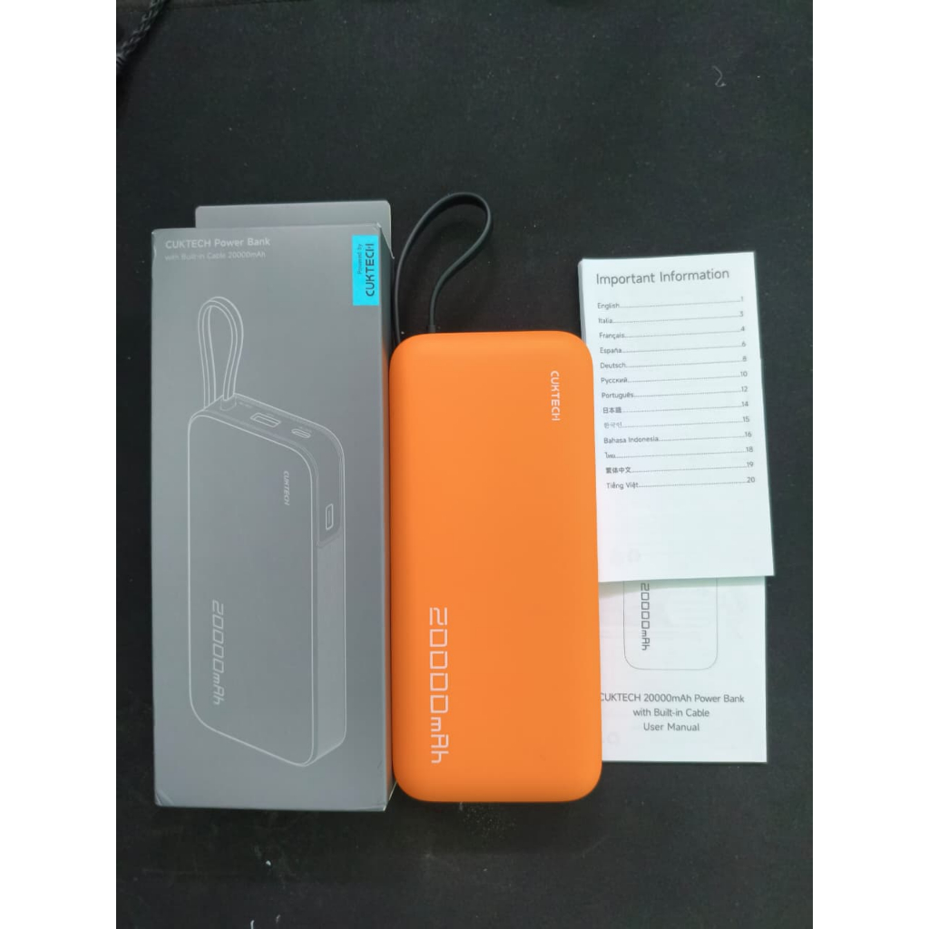 CukTech Powerbank 20000mAh BNOB