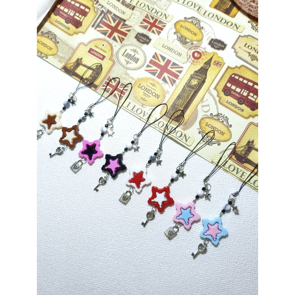 Strap phone couple gantungan hp couple gantungan kunci karakter dimo disney
