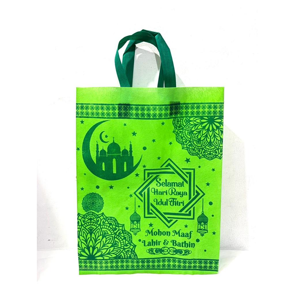 Goodie bag Idul Fitri series 2024 [LUSINAN 12 PCS]- Goodie bag Idul Fitri -Tas hampers Lebaran Semba