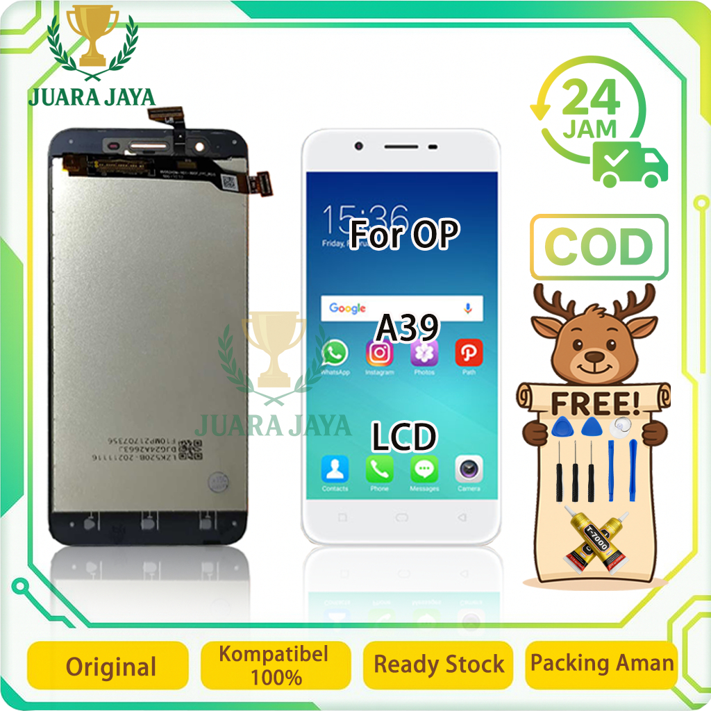 LCD FOR OPPO A39 UNIVERSAL FULLSET Touchscreen LCD HP OG TOUCHSCREEN