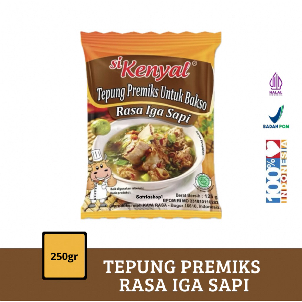 Sikenyal Tepung Premiks Bakso Rasa Iga Sapi 250gr