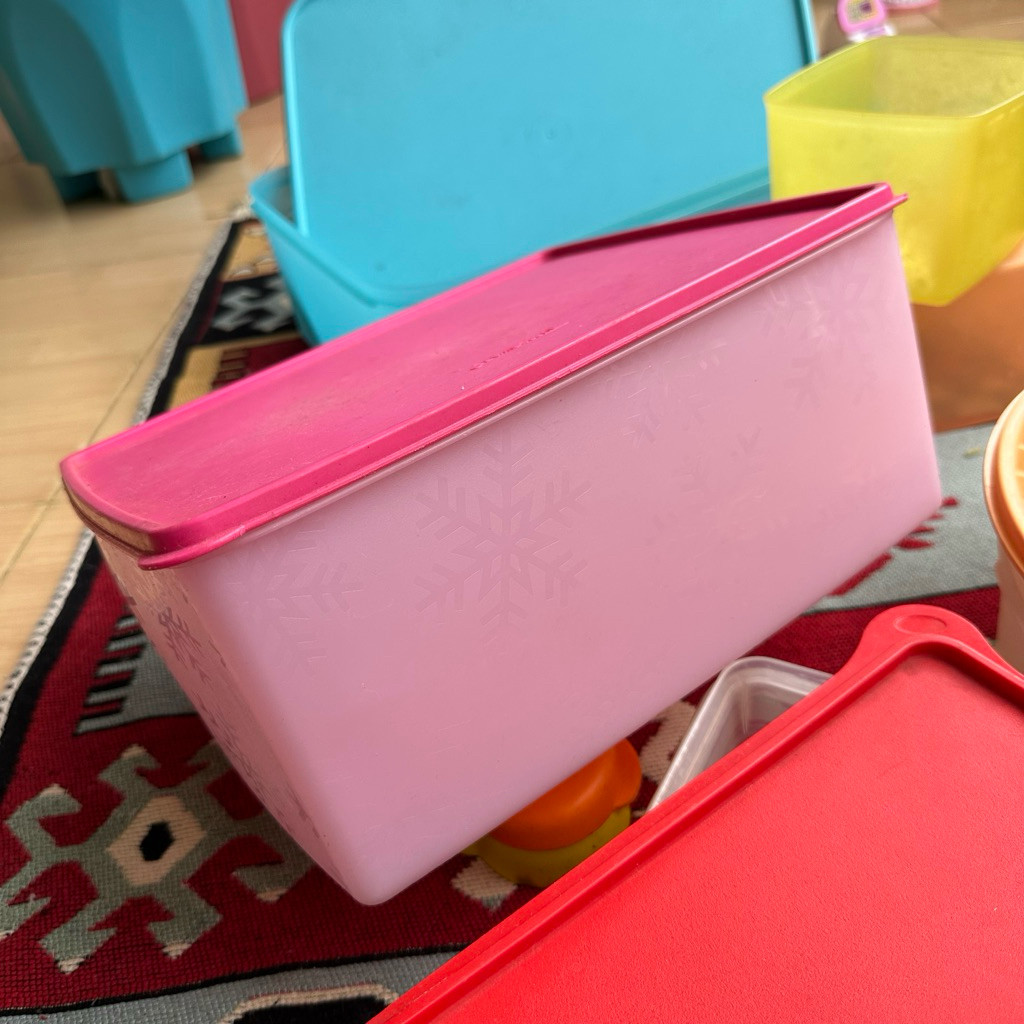 Box Container Freezer Jumbo Tupperware