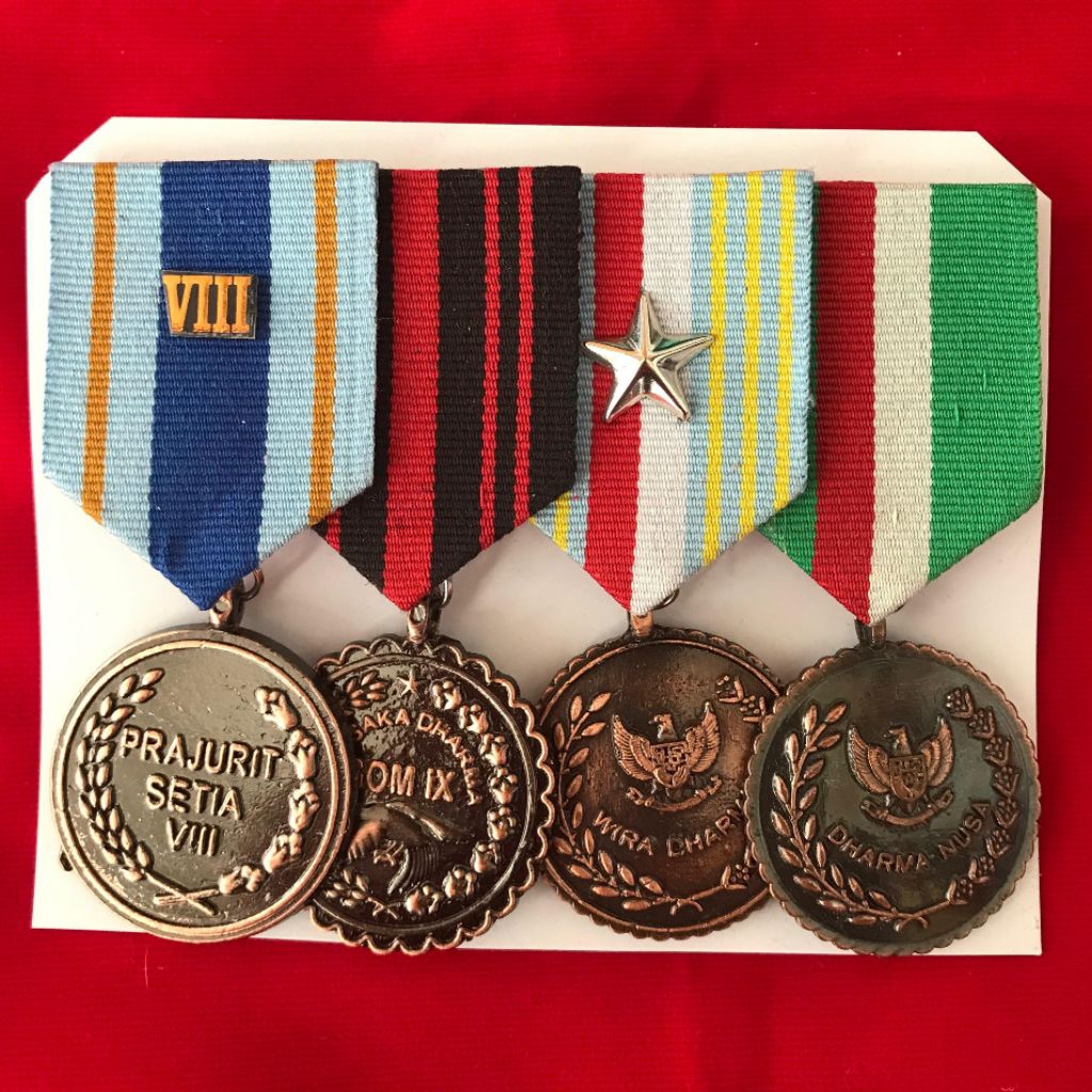 [SATYALENCANA] TANDA JASA/KEHORMATAN MEDALI PDU TNI 8,GOM9,WIRADARMA,DARMANUSA