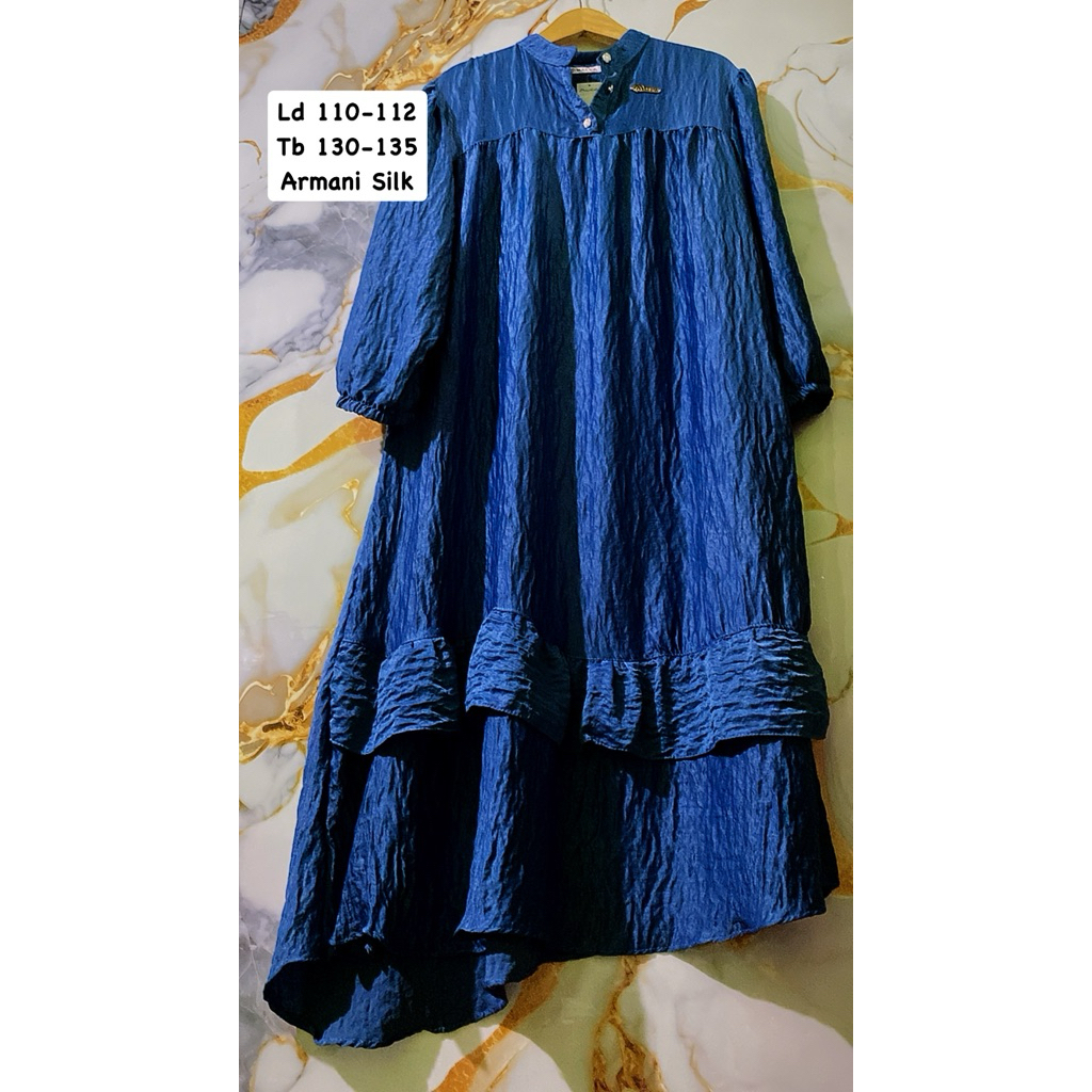 Gamis Wanita Muslimah Warna Denim