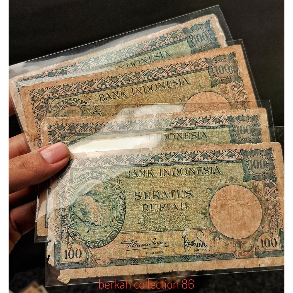 uang kuno 100 rupiah seri hewan tupai