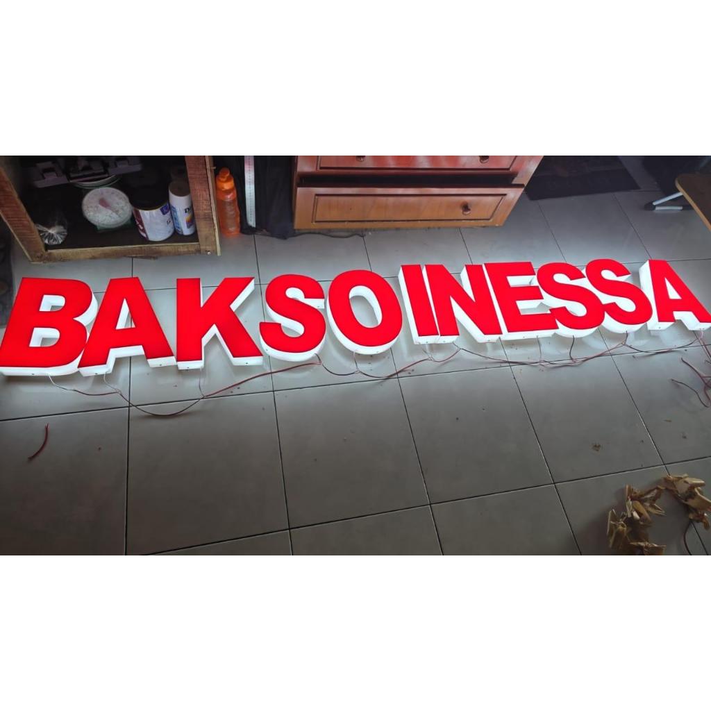 HURUF TIMBUL AKRILIK LAMPU