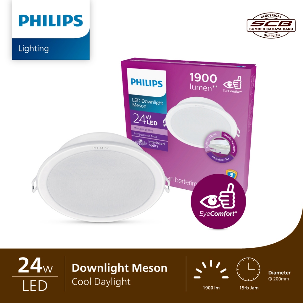 PHILIPS LED Downlight 59471 Meson 24W 8inch 200 Gen 3