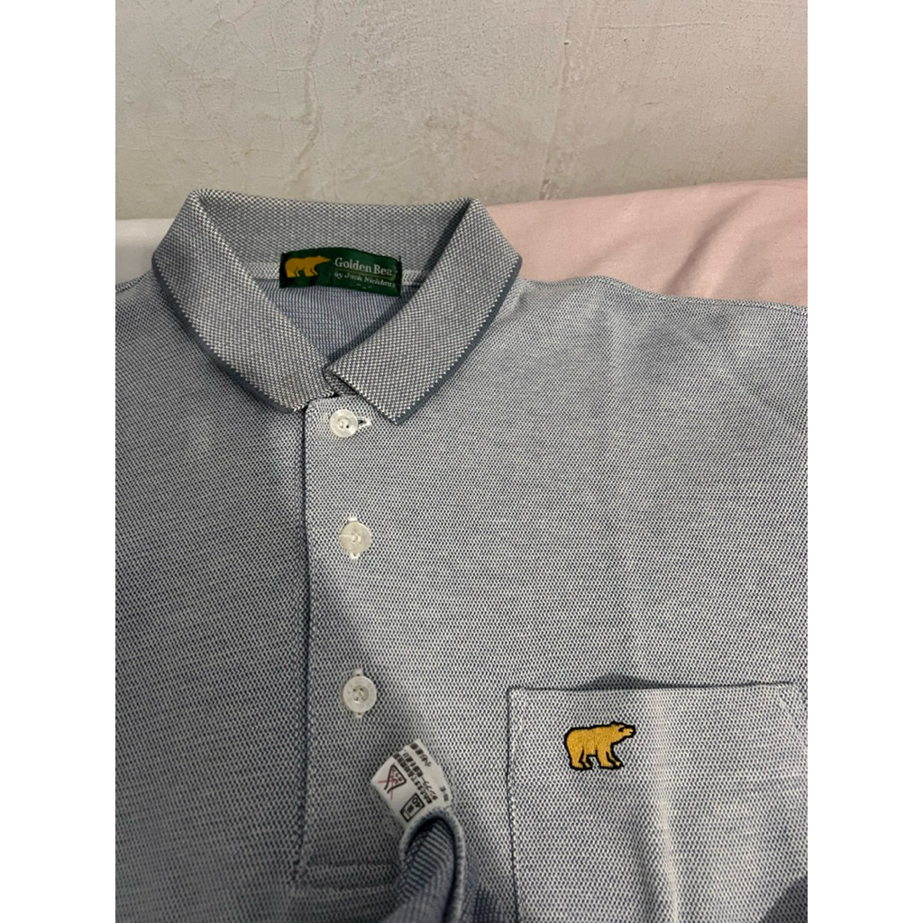 baju polo golden bear second original