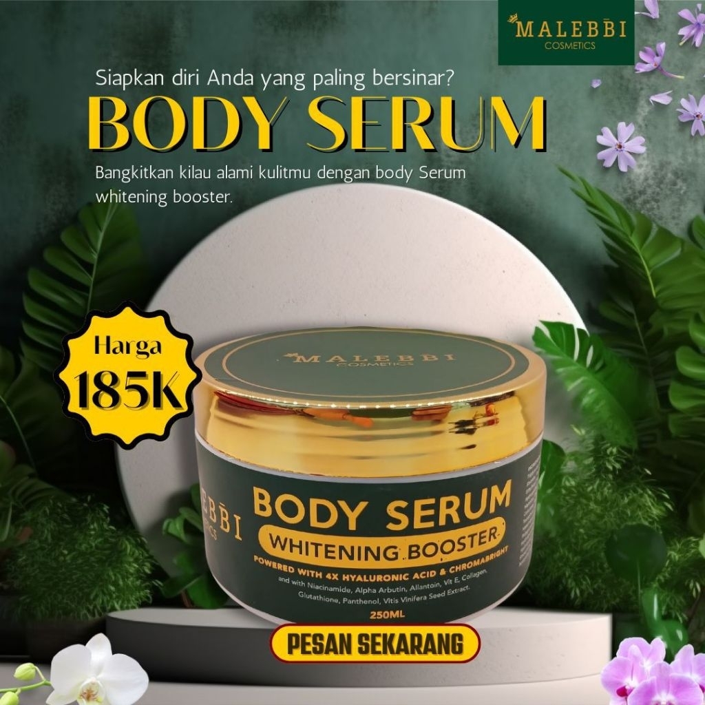 Body serum whitening booster malebbi handbody Malebbi