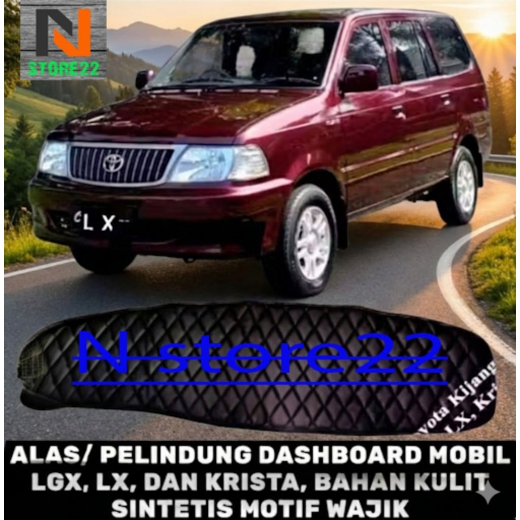 cover dashboard kijang lgx,lxdan krista