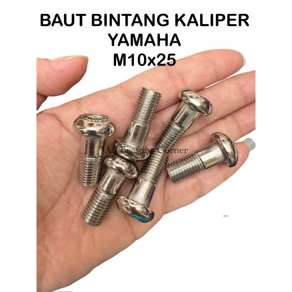 BAUT KALIPER BINTANG YAMAHA M10x25 BAUT 14