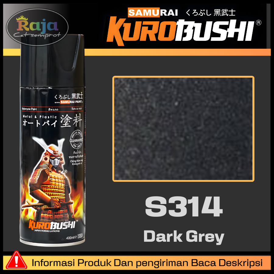 Samurai Paint : Dark Grey - S314*