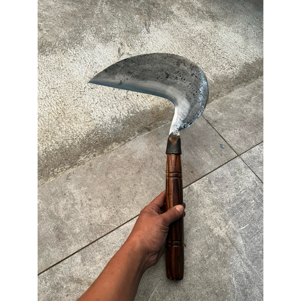 Arit Rumput Super Tajam Bahan Baja Asli 100% CAP BALUNG [ Siap Pakai Sudah Di Asah ]