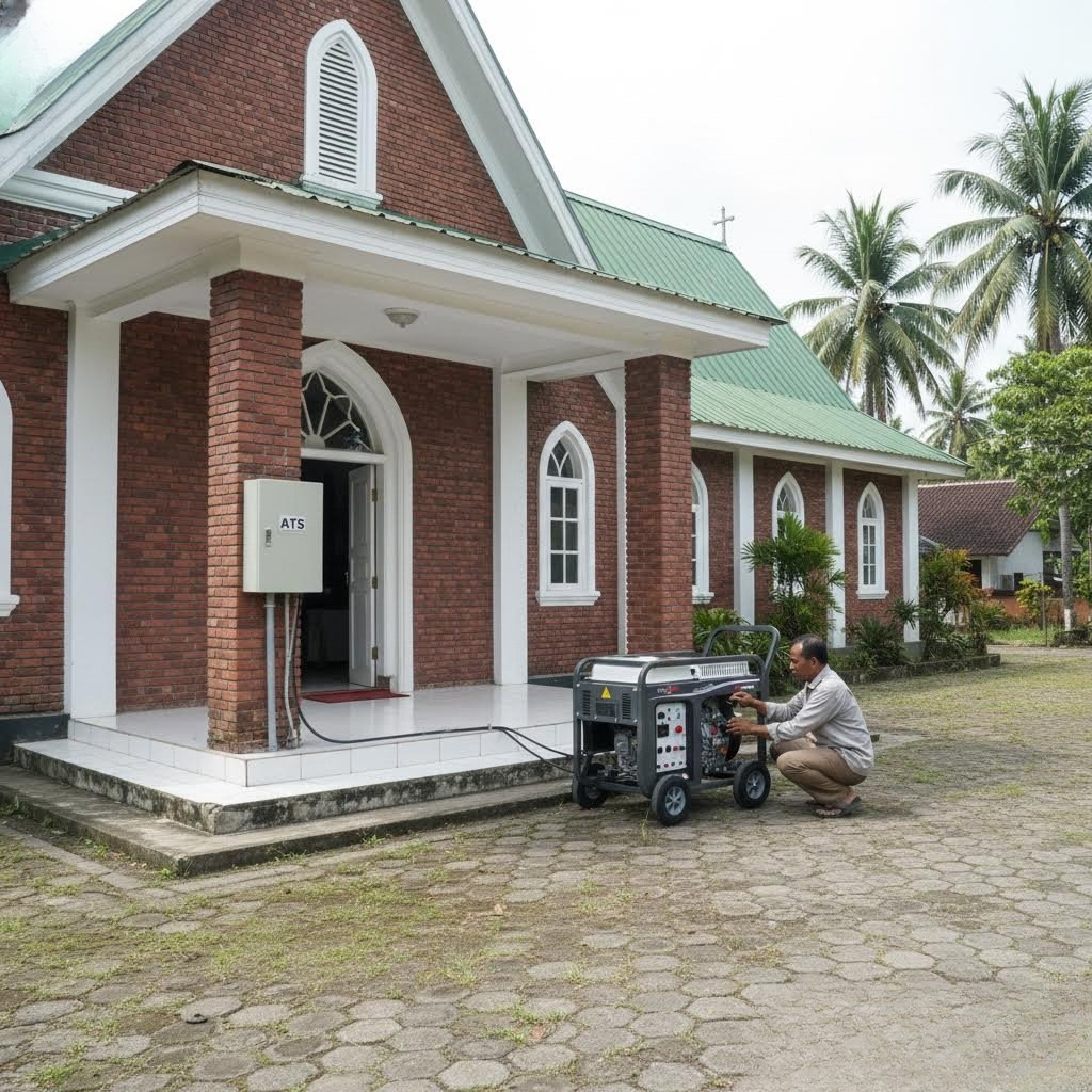 Genset 12 KVA 3 Phase Tsuzumi TDG 12000 DV Japan Technology / Genset Open 9000 Watt Portable