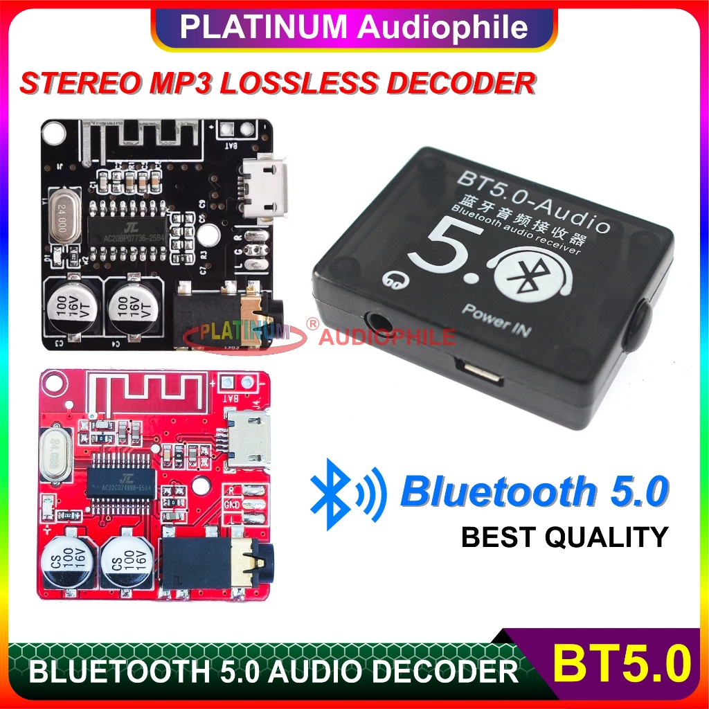 Bluetooth 5.0 Audio Recevier Modul Stereo Bluetooth MP3 Lossless Decoder BT5.0