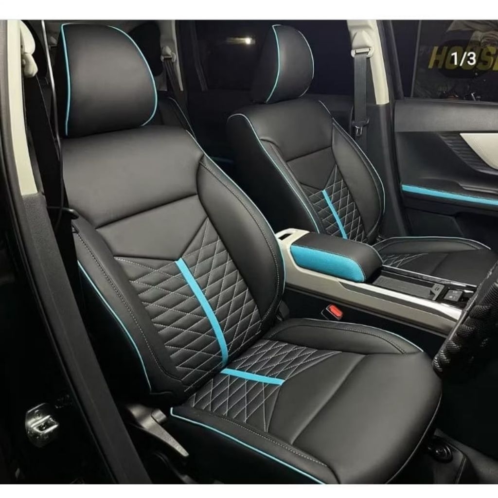 cover jok/sarung jok mobil bahan PREMIUM HIGH (MBTECH) FREE BORDIR NAMA untuk AGYA,AYLA,SIGRA,CALYA,