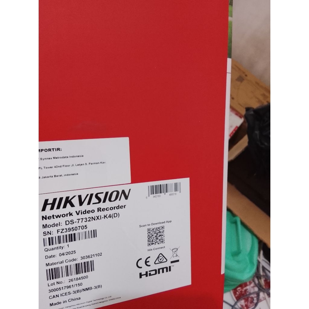 NVR HIKVISION 32 CHANNEL