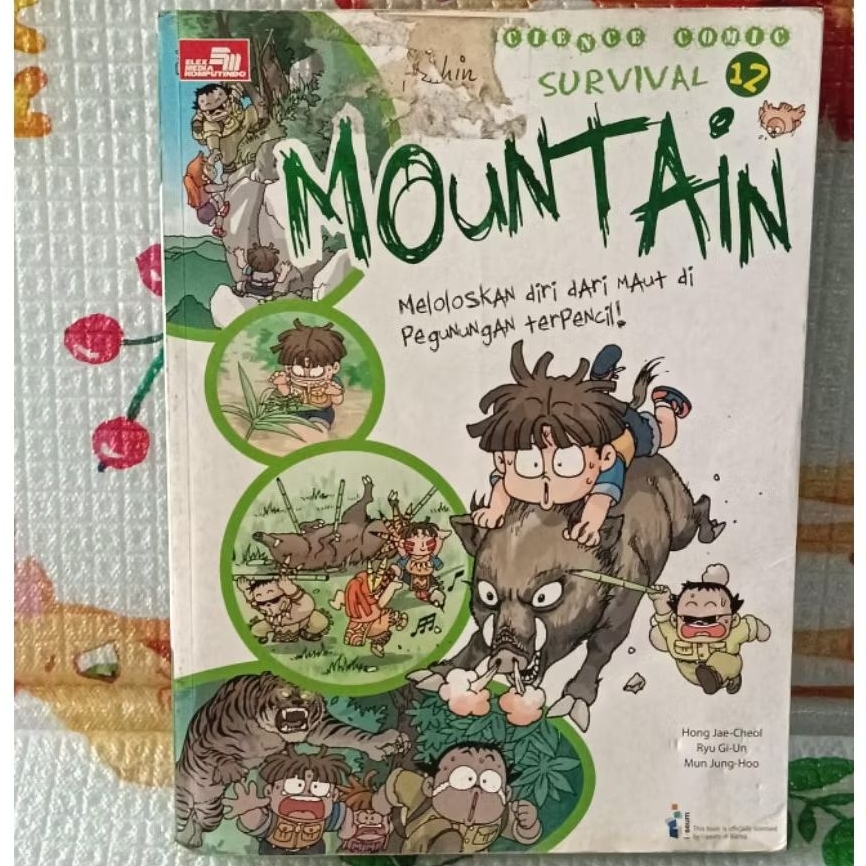 Buku Komik Anak Science Comic Survival Mountain Gunung - Elex Media Komputindo