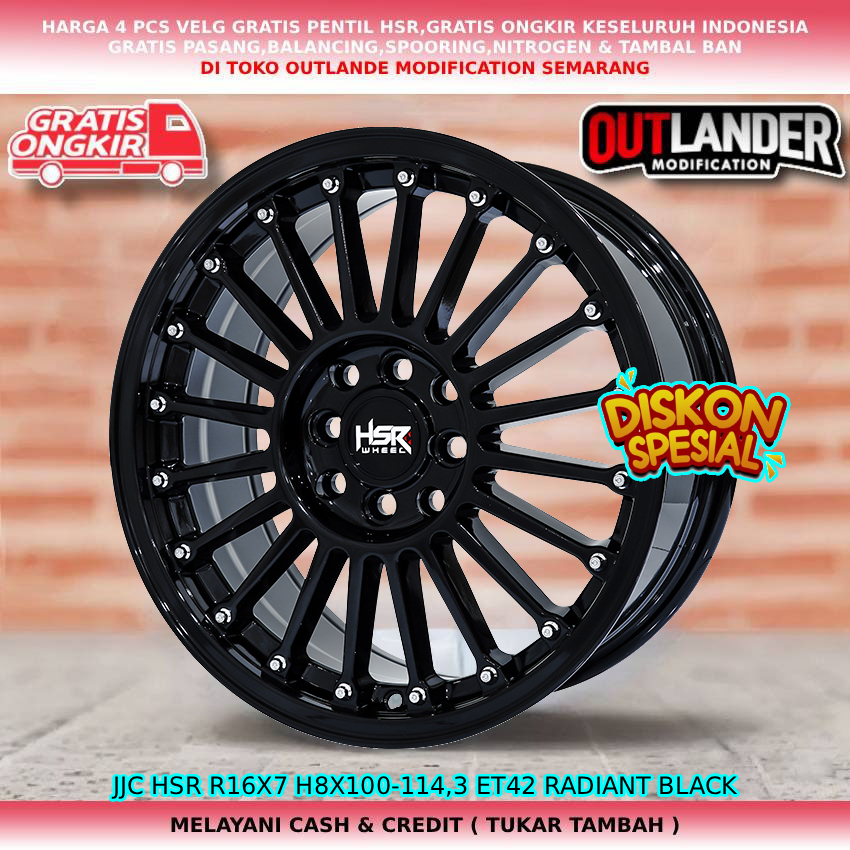 Velg ring16 velg mobil Yaris| VinFast| Rocky| Raize| Brio| City| dll velg hsr jjc R16