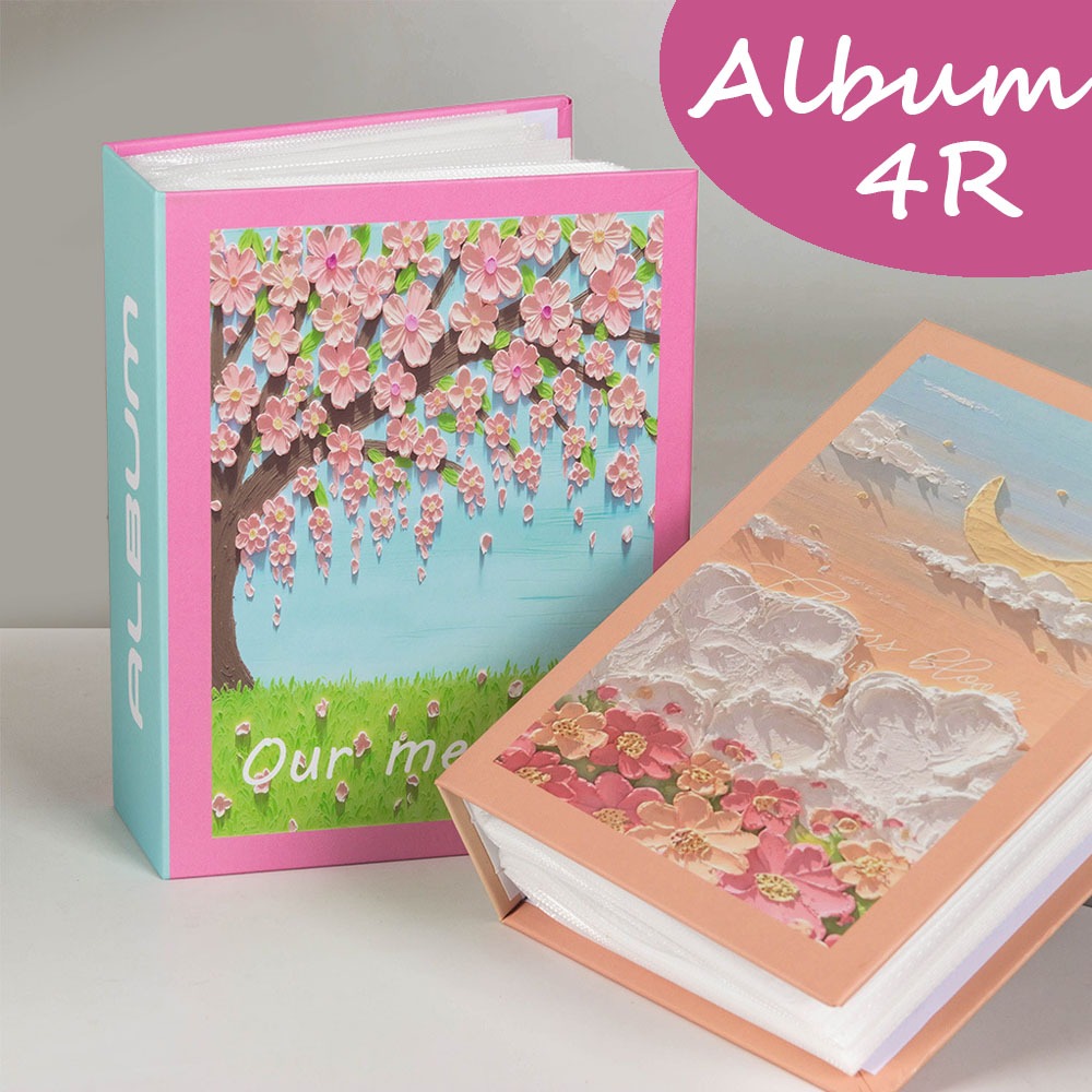 Album Lukisan Minyak 3D 100 Slot Album Kartun Lucu 4R 100 Slot