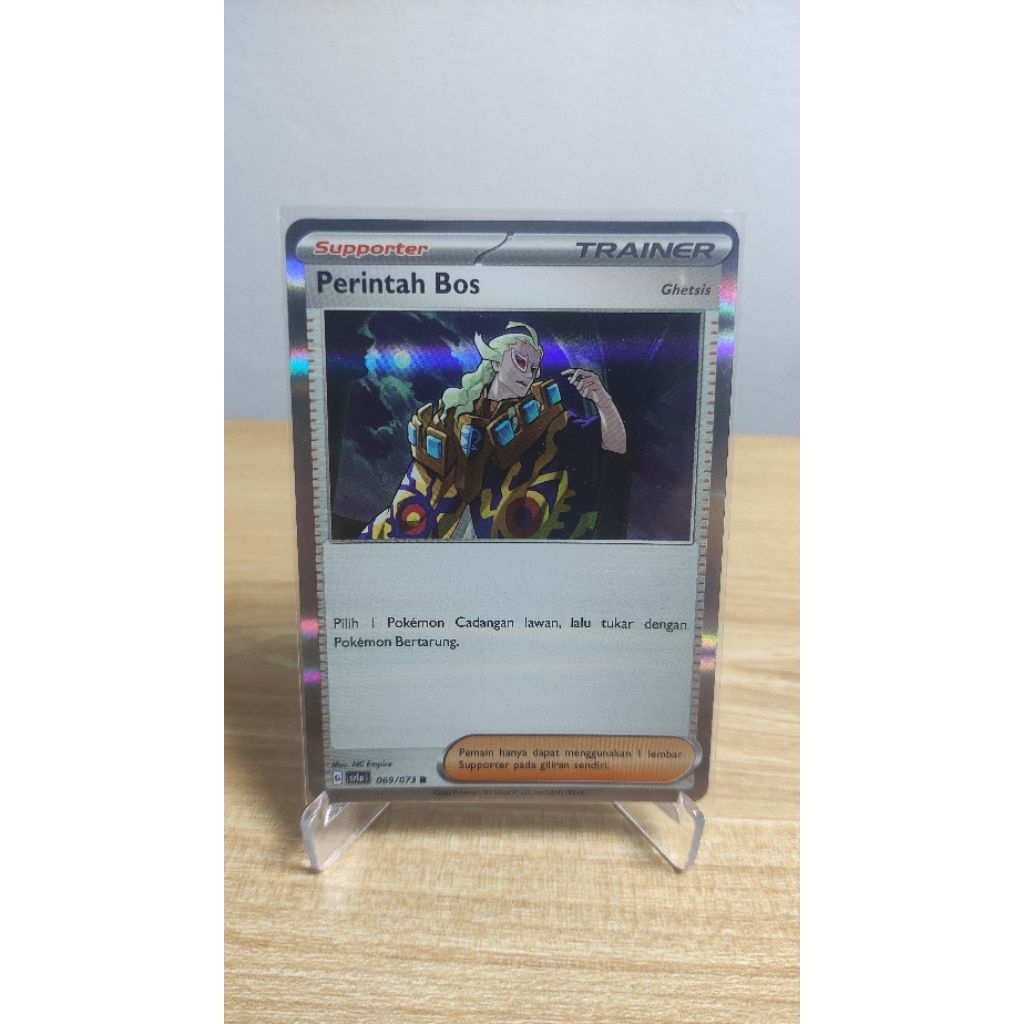 Perintah Bos Kartu Trainer Supporter Boss' OrderPokemon Indonesia TCG