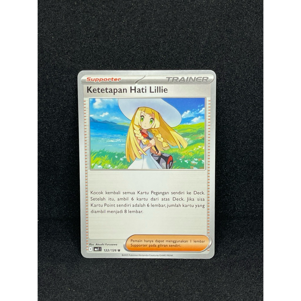 KETETAPAN HATI LILLIE Tcg Pokemon 100% Original