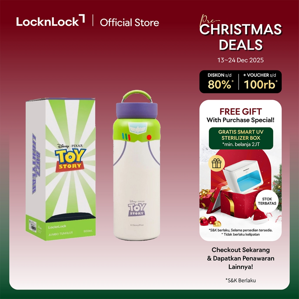 LocknLock Jumbo Tumbler 900 ml - Disney Pixar Toy Story Buzz Lightyear Edition - LHC4300TSB1