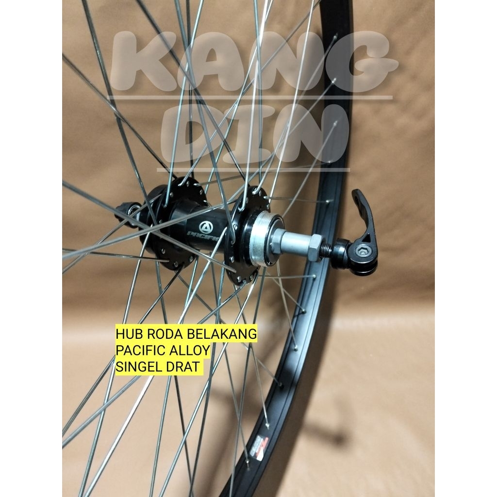 Velg Sepeda 26 Alloy Roda Belakang Hub Pacific Alloy