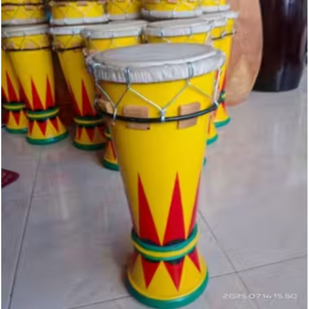 Kendang Reog Tulungagungan Ukuran 16 cm Kendang Jimbe Mbah Yanto_Maestro
