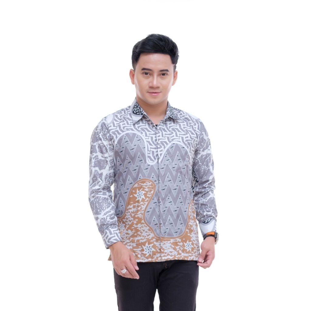 Kemeja Azriel Batik Pria Premium Adem Nyaman