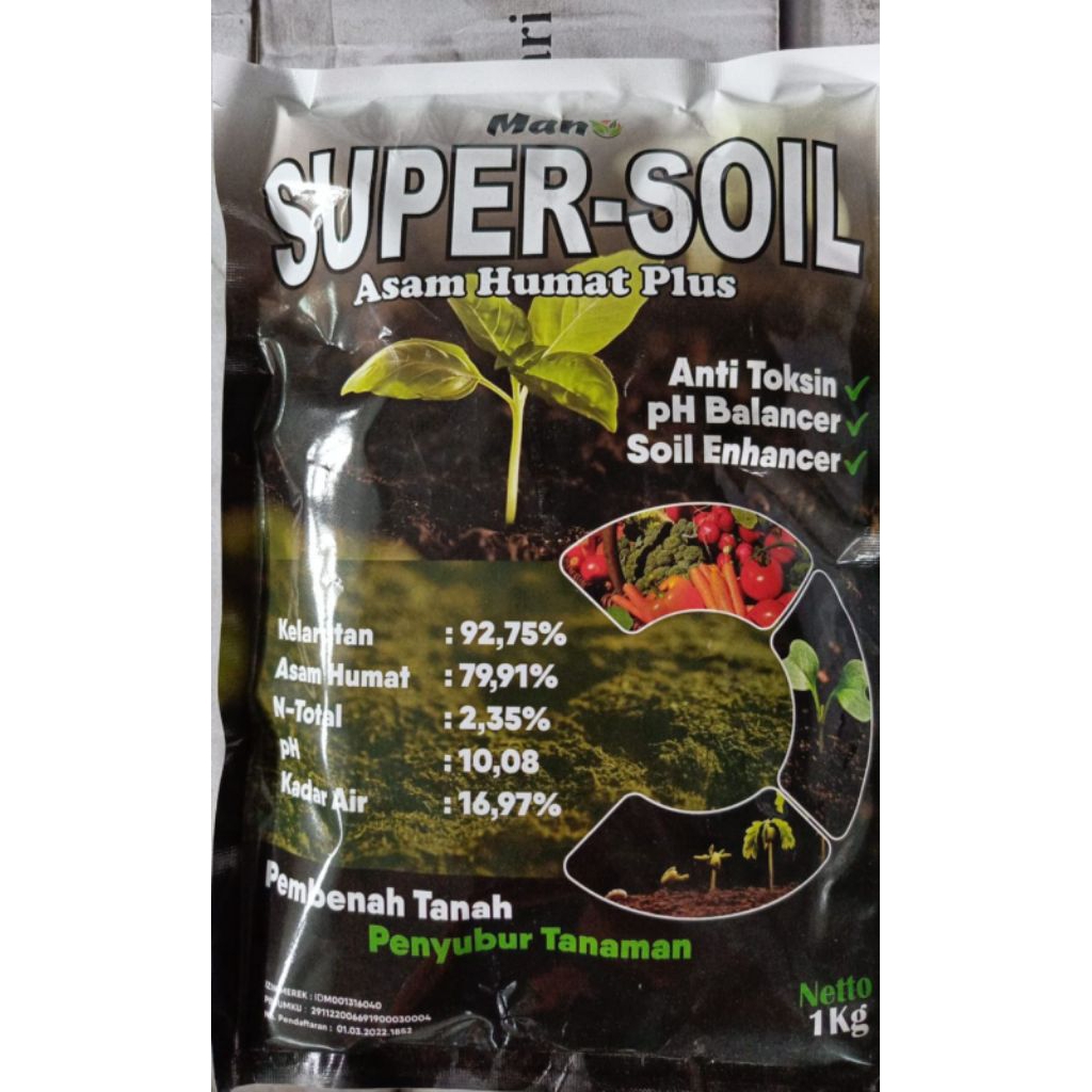 Asam Humat Super Soil kemasan 1 kg ORI