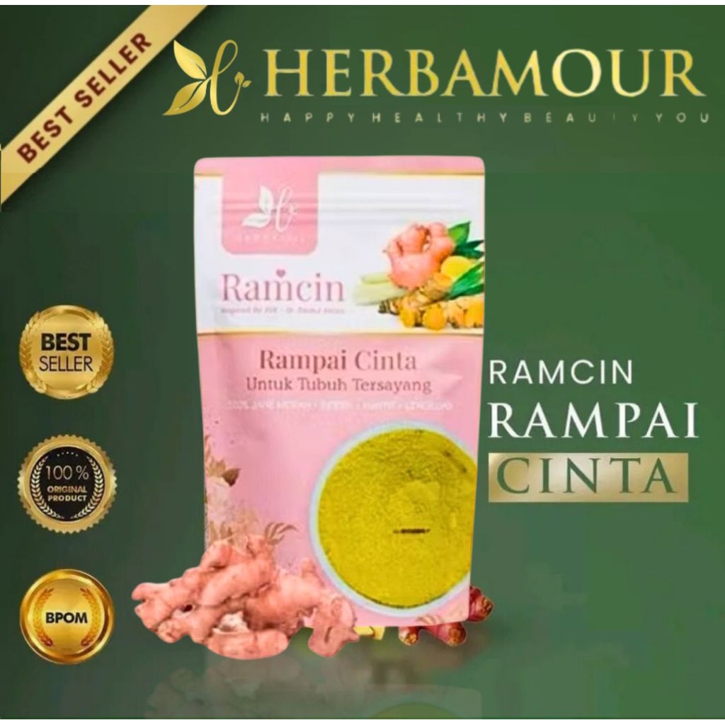 Ramcin Herbalov Herbamour Ramcin Rampai Cinta Diet Pelangsing Badan Herbal Herbalove