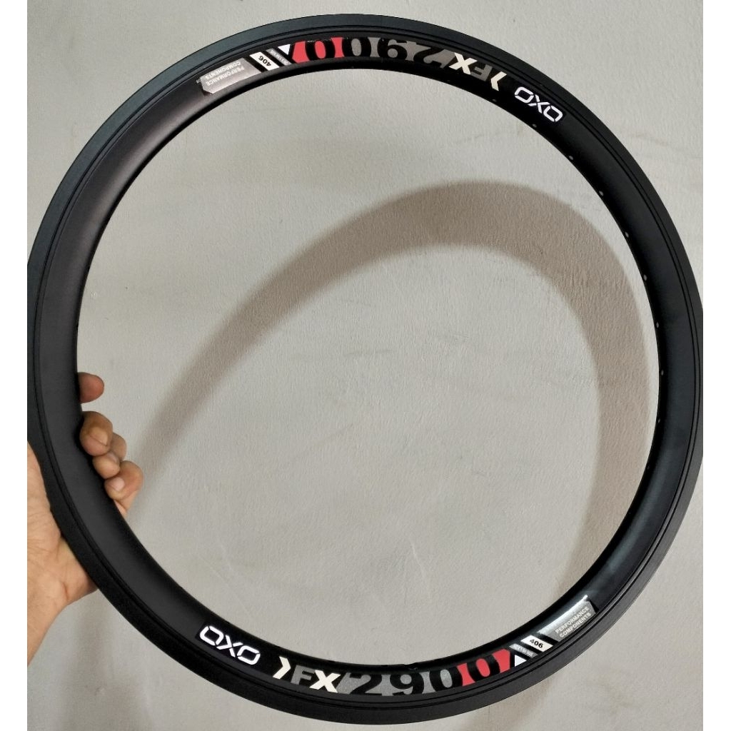 Velg Sepeda BMX 20 inchi Velg OXO FX2900 20×1.50 36hole Alloy Double wall black rims OXO 20 murni