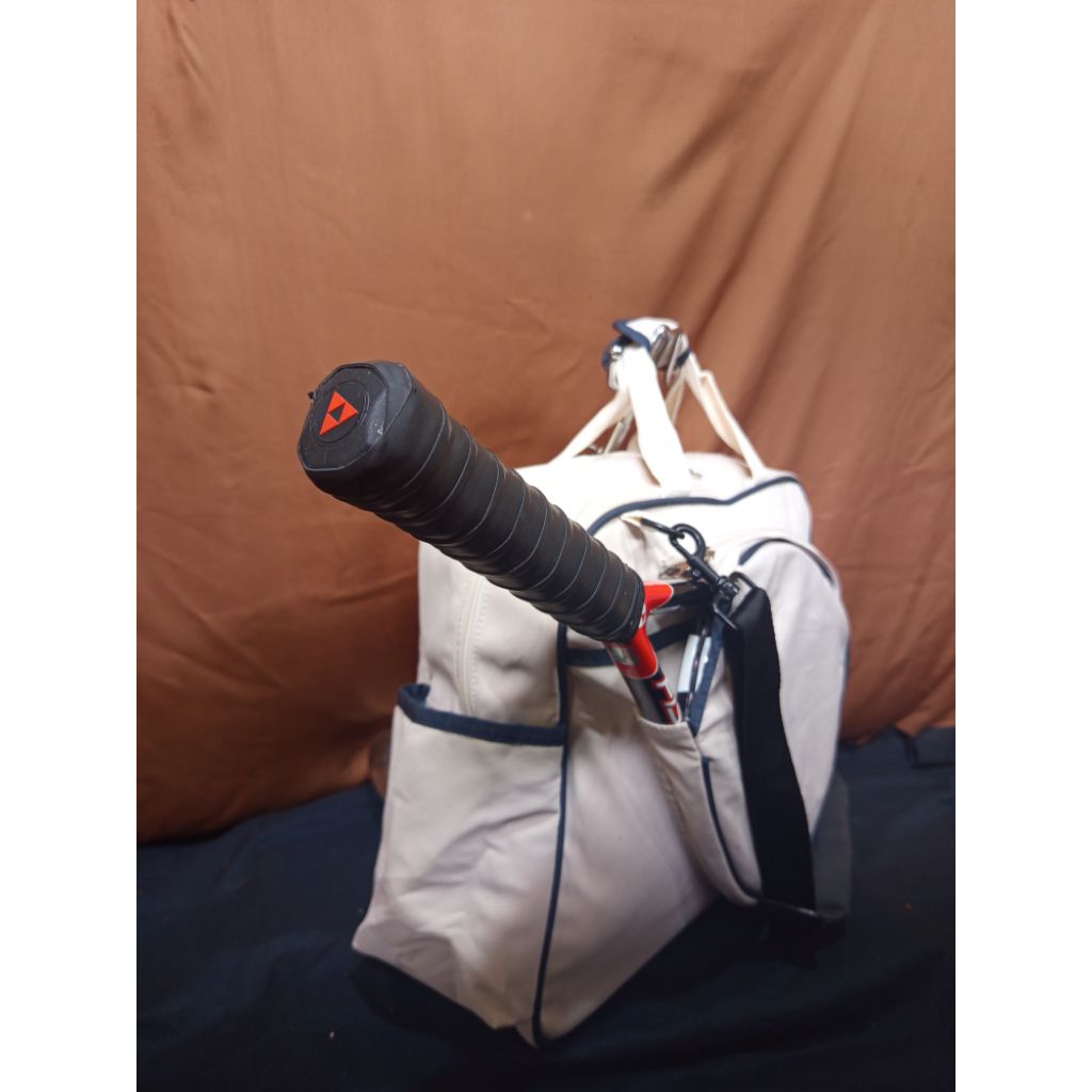 Tas Raket Badminton atau Padle Kanvas Denim second ori
